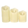 GloboStar® 79561 ΣΕΤ 3 Διακοσμητικών Realistic Κεριών Παραφίνης με LED Εφέ Κινούμενης Φλόγας - Μπαταρίας & Ασύρματο Χειριστήριο IR Σχέδιο Λιωμένο Κερί Θερμό Λευκό 3000K Dimmable GloboStar® 79561 ΣΕΤ 3 Διακοσμητικών Realistic Κεριών Παραφίνης με LED Εφέ Κινούμενης Φλόγας - Μπαταρίας & Ασύρματο Χειριστήριο IR Σχέδιο Λιωμένο Κερί Θερμό Λευκό 3000K Dimmable