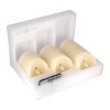 GloboStar® 79561 ΣΕΤ 3 Διακοσμητικών Realistic Κεριών Παραφίνης με LED Εφέ Κινούμενης Φλόγας - Μπαταρίας & Ασύρματο Χειριστήριο IR Σχέδιο Λιωμένο Κερί Θερμό Λευκό 3000K Dimmable GloboStar® 79561 ΣΕΤ 3 Διακοσμητικών Realistic Κεριών Παραφίνης με LED Εφέ Κινούμενης Φλόγας - Μπαταρίας & Ασύρματο Χειριστήριο IR Σχέδιο Λιωμένο Κερί Θερμό Λευκό 3000K Dimmable