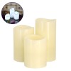GloboStar® 79554 ΣΕΤ 3 Διακοσμητικών Realistic Κεριών Παραφίνης με LED - Μπαταρίας & Ασύρματο Χειριστήριο IR Ψυχρό Λευκό 6000K GloboStar® 79554 ΣΕΤ 3 Διακοσμητικών Realistic Κεριών Παραφίνης με LED - Μπαταρίας & Ασύρματο Χειριστήριο IR Ψυχρό Λευκό 6000K
