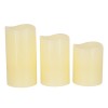 GloboStar® 79554 ΣΕΤ 3 Διακοσμητικών Realistic Κεριών Παραφίνης με LED - Μπαταρίας & Ασύρματο Χειριστήριο IR Ψυχρό Λευκό 6000K GloboStar® 79554 ΣΕΤ 3 Διακοσμητικών Realistic Κεριών Παραφίνης με LED - Μπαταρίας & Ασύρματο Χειριστήριο IR Ψυχρό Λευκό 6000K