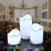 GloboStar® 79554 ΣΕΤ 3 Διακοσμητικών Realistic Κεριών Παραφίνης με LED - Μπαταρίας & Ασύρματο Χειριστήριο IR Ψυχρό Λευκό 6000K GloboStar® 79554 ΣΕΤ 3 Διακοσμητικών Realistic Κεριών Παραφίνης με LED - Μπαταρίας & Ασύρματο Χειριστήριο IR Ψυχρό Λευκό 6000K