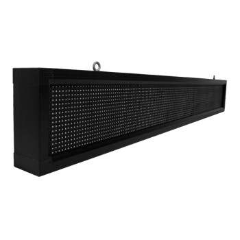 GLOBOSTAR®DISPLAY 90261 Κυλιόμενη Ψηφιακή Επιγραφή P10 Μονής Όψης LED AC 220-240V Αδιάβροχο IP54 Κόκκινο - WiFi Control μέσω FK APP - Αισθητήρας Θερμοκρασίας & Υγρασίας - Μ168 x Π9 x Υ24cm - 2 Χρόνια Εγγύηση