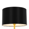 GloboStar® ASHLEY 00825 Μοντέρνο Επιδαπέδιο Φωτιστικό Μονόφωτο 1 x E27 IP20 Χρυσό Μέταλλο με Μαύρο Ύφασμα - Μ40 x Π40 x Υ148cm GloboStar® ASHLEY 00825 Μοντέρνο Επιδαπέδιο Φωτιστικό Μονόφωτο 1 x E27 IP20 Χρυσό Μέταλλο με Μαύρο Ύφασμα - Μ40 x Π40 x Υ148cm