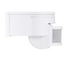 GloboStar® 79092 Επίτοιχος PIR Ανιχνευτής-Αισθητήρας Κίνησης 180° 6m Motion Sensor AC 230V Max 1380W GloboStar® 79092 Επίτοιχος PIR Ανιχνευτής-Αισθητήρας Κίνησης 180° 6m Motion Sensor AC 230V Max 1380W