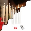 GloboStar® 79563 ΣΕΤ 6 Διακοσμητικών Realistic Κεριών Κηροπηγίου με LED Εφέ Κινούμενης Φλόγας - Μπαταρίας & Ασύρματο Χειριστήριο IR Θερμό Λευκό 2700K Dimmable GloboStar® 79563 ΣΕΤ 6 Διακοσμητικών Realistic Κεριών Κηροπηγίου με LED Εφέ Κινούμενης Φλόγας - Μπαταρίας & Ασύρματο Χειριστήριο IR Θερμό Λευκό 2700K Dimmable