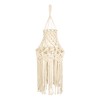 GloboStar® 36209 SOMALIA Boho Καπέλο Φωτιστικού Μακραμέ Πλεκτό Χειροποίητο Μπεζ Βαμβακερό Νήμα - Μ30 x Π30 x Υ90cm GloboStar® 36209 SOMALIA Boho Καπέλο Φωτιστικού Μακραμέ Πλεκτό Χειροποίητο Μπεζ Βαμβακερό Νήμα - Μ30 x Π30 x Υ90cm
