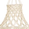 GloboStar® 36209 SOMALIA Boho Καπέλο Φωτιστικού Μακραμέ Πλεκτό Χειροποίητο Μπεζ Βαμβακερό Νήμα - Μ30 x Π30 x Υ90cm GloboStar® 36209 SOMALIA Boho Καπέλο Φωτιστικού Μακραμέ Πλεκτό Χειροποίητο Μπεζ Βαμβακερό Νήμα - Μ30 x Π30 x Υ90cm