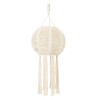 GloboStar® 36214 EGYPT Boho Καπέλο Φωτιστικού- Μακραμέ Πλεκτό Χειροποίητο Μπεζ Βαμβακερό Νήμα - Μ30 x Π30 x Υ75cm GloboStar® 36214 EGYPT Boho Καπέλο Φωτιστικού- Μακραμέ Πλεκτό Χειροποίητο Μπεζ Βαμβακερό Νήμα - Μ30 x Π30 x Υ75cm