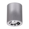 GloboStar® AKIRA 60619 Επιφανειακό Κινούμενο Στρόγγυλο Φωτιστικό Σποτ Αλουμινίου με Ντουί GU10 AC 220-240V IP44 Φ8 x Υ10cm - Ασημί Βούρτσας GloboStar® AKIRA 60619 Επιφανειακό Κινούμενο Στρόγγυλο Φωτιστικό Σποτ Αλουμινίου με Ντουί GU10 AC 220-240V IP44 Φ8 x Υ10cm - Ασημί Βούρτσας