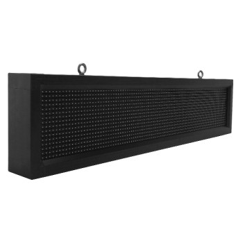 GLOBOSTAR®DISPLAY 90255 Κυλιόμενη Ψηφιακή Επιγραφή P10 Μονής Όψης LED AC 220-240V Αδιάβροχο IP65 RGBW - WiFi Control μέσω FK APP - Αισθητήρας Θερμοκρασίας & Υγρασίας - Μ104 x Π9 x Υ24cm - 2 Χρόνια Εγγύηση