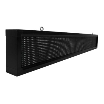 GLOBOSTAR®DISPLAY 90263 Κυλιόμενη Ψηφιακή Επιγραφή P10 Μονής Όψης LED AC 220-240V Αδιάβροχο IP54 Μπλε - WiFi Control μέσω FK APP - Αισθητήρας Θερμοκρασίας & Υγρασίας - Μ168 x Π9 x Υ24cm - 2 Χρόνια Εγγύηση