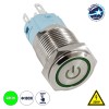 GloboStar® 70772 LED Φωτιζόμενος Διακόπτης Χωνευτός - Μπουτόν On/Off Ανοξείδωτος AC 220-240V Αδιάβροχο IP67 Φ18mm με Angel Eye Πράσινο GloboStar® 70772 LED Φωτιζόμενος Διακόπτης Χωνευτός - Μπουτόν On/Off Ανοξείδωτος AC 220-240V Αδιάβροχο IP67 Φ18mm με Angel Eye Πράσινο
