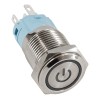 GloboStar® 70770 LED Φωτιζόμενος Διακόπτης Χωνευτός - Μπουτόν On/Off Ανοξείδωτος AC 220-240V Αδιάβροχο IP67 Φ18mm με Angel Eye Ψυχρό Λευκό 6000K GloboStar® 70770 LED Φωτιζόμενος Διακόπτης Χωνευτός - Μπουτόν On/Off Ανοξείδωτος AC 220-240V Αδιάβροχο IP67 Φ18mm με Angel Eye Ψυχρό Λευκό 6000K