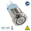 GloboStar® 70770 LED Φωτιζόμενος Διακόπτης Χωνευτός - Μπουτόν On/Off Ανοξείδωτος AC 220-240V Αδιάβροχο IP67 Φ18mm με Angel Eye Ψυχρό Λευκό 6000K GloboStar® 70770 LED Φωτιζόμενος Διακόπτης Χωνευτός - Μπουτόν On/Off Ανοξείδωτος AC 220-240V Αδιάβροχο IP67 Φ18mm με Angel Eye Ψυχρό Λευκό 6000K