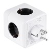 GloboStar® TRAVEL PowerCube PRO Certified 79633 Πολύπριζο 6 Θέσεων με 4 Πρίζες Ασφαλείας Childproof EU Schuko AC 220-240V & 2 Πρίζες USB Max 2.1A/DC 5V Μ7.5 x Π11.5 x Υ7.5 - Λευκό με Γκρι - Max Load 3680W/16A GloboStar® TRAVEL PowerCube PRO Certified 79633 Πολύπριζο 6 Θέσεων με 4 Πρίζες Ασφαλείας Childproof EU Schuko AC 220-240V & 2 Πρίζες USB Max 2.1A/DC 5V Μ7.5 x Π11.5 x Υ7.5 - Λευκό με Γκρι - Max Load 3680W/16A