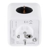 GloboStar® TRAVEL PowerCube PRO Certified 79633 Πολύπριζο 6 Θέσεων με 4 Πρίζες Ασφαλείας Childproof EU Schuko AC 220-240V & 2 Πρίζες USB Max 2.1A/DC 5V Μ7.5 x Π11.5 x Υ7.5 - Λευκό με Γκρι - Max Load 3680W/16A GloboStar® TRAVEL PowerCube PRO Certified 79633 Πολύπριζο 6 Θέσεων με 4 Πρίζες Ασφαλείας Childproof EU Schuko AC 220-240V & 2 Πρίζες USB Max 2.1A/DC 5V Μ7.5 x Π11.5 x Υ7.5 - Λευκό με Γκρι - Max Load 3680W/16A