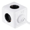 GloboStar® TRAVEL PowerCube PRO Certified 79639 Πολύπριζο 6 Θέσεων με 1.5m Kαλώδιο - 4 Πρίζες Ασφαλείας Childproof EU Schuko AC 220-240V & 2 Πρίζες USB Max 2.1A/DC 5V Μ7.5 x Π7.5 x Υ7.5 - Λευκό με Γκρι - Max Load 3680W/16A GloboStar® TRAVEL PowerCube PRO Certified 79639 Πολύπριζο 6 Θέσεων με 1.5m Kαλώδιο - 4 Πρίζες Ασφαλείας Childproof EU Schuko AC 220-240V & 2 Πρίζες USB Max 2.1A/DC 5V Μ7.5 x Π7.5 x Υ7.5 - Λευκό με Γκρι - Max Load 3680W/16A