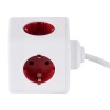 GloboStar® TRAVEL PowerCube PRO Certified 79642 Πολύπριζο 6 Θέσεων με 1.5m Kαλώδιο - 4 Πρίζες Ασφαλείας Childproof EU Schuko AC 220-240V & 2 Πρίζες USB Max 2.1A/DC 5V Μ7.5 x Π7.5 x Υ7.5 - Λευκό με Κόκκινο - Max Load 3680W/16A GloboStar® TRAVEL PowerCube PRO Certified 79642 Πολύπριζο 6 Θέσεων με 1.5m Kαλώδιο - 4 Πρίζες Ασφαλείας Childproof EU Schuko AC 220-240V & 2 Πρίζες USB Max 2.1A/DC 5V Μ7.5 x Π7.5 x Υ7.5 - Λευκό με Κόκκινο - Max Load 3680W/16A