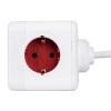 GloboStar® TRAVEL PowerCube PRO Certified 79642 Πολύπριζο 6 Θέσεων με 1.5m Kαλώδιο - 4 Πρίζες Ασφαλείας Childproof EU Schuko AC 220-240V & 2 Πρίζες USB Max 2.1A/DC 5V Μ7.5 x Π7.5 x Υ7.5 - Λευκό με Κόκκινο - Max Load 3680W/16A GloboStar® TRAVEL PowerCube PRO Certified 79642 Πολύπριζο 6 Θέσεων με 1.5m Kαλώδιο - 4 Πρίζες Ασφαλείας Childproof EU Schuko AC 220-240V & 2 Πρίζες USB Max 2.1A/DC 5V Μ7.5 x Π7.5 x Υ7.5 - Λευκό με Κόκκινο - Max Load 3680W/16A
