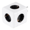 GloboStar® TRAVEL PowerCube PRO Certified 79627 Πολύπριζο 5 Θέσεων με 5 Πρίζες Ασφαλείας Childproof EU Schuko AC 220-240V Μ7.5 x Π11.5 x Υ7.5 - Λευκό με Γκρι - Max Load 3680W/16A GloboStar® TRAVEL PowerCube PRO Certified 79627 Πολύπριζο 5 Θέσεων με 5 Πρίζες Ασφαλείας Childproof EU Schuko AC 220-240V Μ7.5 x Π11.5 x Υ7.5 - Λευκό με Γκρι - Max Load 3680W/16A