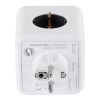 GloboStar® TRAVEL PowerCube PRO Certified 79627 Πολύπριζο 5 Θέσεων με 5 Πρίζες Ασφαλείας Childproof EU Schuko AC 220-240V Μ7.5 x Π11.5 x Υ7.5 - Λευκό με Γκρι - Max Load 3680W/16A GloboStar® TRAVEL PowerCube PRO Certified 79627 Πολύπριζο 5 Θέσεων με 5 Πρίζες Ασφαλείας Childproof EU Schuko AC 220-240V Μ7.5 x Π11.5 x Υ7.5 - Λευκό με Γκρι - Max Load 3680W/16A