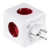 GloboStar® TRAVEL PowerCube PRO Certified 79628 Πολύπριζο 5 Θέσεων με 5 Πρίζες Ασφαλείας Childproof EU Schuko AC 220-240V Μ7.5 x Π11.5 x Υ7.5 - Λευκό με Κόκκινο - Max Load 3680W/16A GloboStar® TRAVEL PowerCube PRO Certified 79628 Πολύπριζο 5 Θέσεων με 5 Πρίζες Ασφαλείας Childproof EU Schuko AC 220-240V Μ7.5 x Π11.5 x Υ7.5 - Λευκό με Κόκκινο - Max Load 3680W/16A