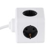 GloboStar® TRAVEL PowerCube PRO Certified 79644 Πολύπριζο 5 Θέσεων με 1.5m Kαλώδιο - 5 Πρίζες Ασφαλείας Childproof EU Schuko AC 220-240V Μ7.5 x Π7.5 x Υ7.5 - Λευκό με Γκρι - Max Load 3680W/16A GloboStar® TRAVEL PowerCube PRO Certified 79644 Πολύπριζο 5 Θέσεων με 1.5m Kαλώδιο - 5 Πρίζες Ασφαλείας Childproof EU Schuko AC 220-240V Μ7.5 x Π7.5 x Υ7.5 - Λευκό με Γκρι - Max Load 3680W/16A