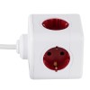 GloboStar® TRAVEL PowerCube PRO Certified 79645 Πολύπριζο 5 Θέσεων με 1.5m Kαλώδιο - 5 Πρίζες Ασφαλείας Childproof EU Schuko AC 220-240V Μ7.5 x Π11.5 x Υ7.5 - Λευκό με Κόκκινο - Max Load 3680W/16A GloboStar® TRAVEL PowerCube PRO Certified 79645 Πολύπριζο 5 Θέσεων με 1.5m Kαλώδιο - 5 Πρίζες Ασφαλείας Childproof EU Schuko AC 220-240V Μ7.5 x Π11.5 x Υ7.5 - Λευκό με Κόκκινο - Max Load 3680W/16A