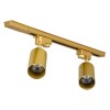 GloboStar® LEO 60358 Μοντέρνο Φωτιστικό Οροφής Ράγα Δίφωτο 2 x GU10 IP20 Χρυσό Αλουμίνιο - Μ50.5 x Π6 x Υ20cm - 5 Χρόνια Εγγύηση GloboStar® LEO 60358 Μοντέρνο Φωτιστικό Οροφής Ράγα Δίφωτο 2 x GU10 IP20 Χρυσό Αλουμίνιο - Μ50.5 x Π6 x Υ20cm - 5 Χρόνια Εγγύηση