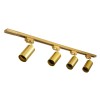GloboStar® LEO 60360 Μοντέρνο Φωτιστικό Οροφής Ράγα Πολύφωτο 4 x GU10 IP20 Χρυσό Αλουμίνιο - Μ100 x Π6 x Υ20cm - 5 Χρόνια Εγγύηση GloboStar® LEO 60360 Μοντέρνο Φωτιστικό Οροφής Ράγα Πολύφωτο 4 x GU10 IP20 Χρυσό Αλουμίνιο - Μ100 x Π6 x Υ20cm - 5 Χρόνια Εγγύηση