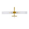 GloboStar® FLORA 60413 Μοντέρνο Φωτιστικό Τοίχου - Απλίκα Καθρέπτη Μπάνιου - Πίνακα 2 x G9 270° AC 220-240V IP44 Μ31 x Π13 x Υ12cm - Χρυσό - 5 Χρόνια Εγγύηση GloboStar® FLORA 60413 Μοντέρνο Φωτιστικό Τοίχου - Απλίκα Καθρέπτη Μπάνιου - Πίνακα 2 x G9 270° AC 220-240V IP44 Μ31 x Π13 x Υ12cm - Χρυσό - 5 Χρόνια Εγγύηση