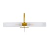GloboStar® FLORA 60413 Μοντέρνο Φωτιστικό Τοίχου - Απλίκα Καθρέπτη Μπάνιου - Πίνακα 2 x G9 270° AC 220-240V IP44 Μ31 x Π13 x Υ12cm - Χρυσό - 5 Χρόνια Εγγύηση GloboStar® FLORA 60413 Μοντέρνο Φωτιστικό Τοίχου - Απλίκα Καθρέπτη Μπάνιου - Πίνακα 2 x G9 270° AC 220-240V IP44 Μ31 x Π13 x Υ12cm - Χρυσό - 5 Χρόνια Εγγύηση
