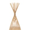 GloboStar® AZORES 01753 Boho Επιδαπέδιο Φωτιστικό Μονόφωτο 1 x E27 IP20 Μπεζ Ξύλο - Μ30 x Π30 x Υ90cm GloboStar® AZORES 01753 Boho Επιδαπέδιο Φωτιστικό Μονόφωτο 1 x E27 IP20 Μπεζ Ξύλο - Μ30 x Π30 x Υ90cm