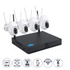 GloboStar® 86039 Ασύρματο Καταγραφικό με 4 x Camera 2MP 1080P WiFi 360° Μοιρών - Αδιάβροχο IP66 - Νυχτερινή Όραση με LED IR - Διπλή Κατέυθυνση Ομιλίας - Ανιχνευτή Κίνησης - Νυχτερινή Λήψη - Λευκό GloboStar® 86039 Ασύρματο Καταγραφικό με 4 x Camera 2MP 1080P WiFi 360° Μοιρών - Αδιάβροχο IP66 - Νυχτερινή Όραση με LED IR - Διπλή Κατέυθυνση Ομιλίας - Ανιχνευτή Κίνησης - Νυχτερινή Λήψη - Λευκό
