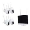 GloboStar® 86041 Ασύρματο Καταγραφικό με Οθόνη - 4 x Camera 2MP 1080P WiFi 360° Μοιρών - Αδιάβροχο IP66 - Νυχτερινή Όραση με LED IR - Διπλή Κατέυθυνση Ομιλίας - Ανιχνευτή Κίνησης - Νυχτερινή Λήψη - Λευκό GloboStar® 86041 Ασύρματο Καταγραφικό με Οθόνη - 4 x Camera 2MP 1080P WiFi 360° Μοιρών - Αδιάβροχο IP66 - Νυχτερινή Όραση με LED IR - Διπλή Κατέυθυνση Ομιλίας - Ανιχνευτή Κίνησης - Νυχτερινή Λήψη - Λευκό