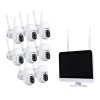 GloboStar® 86042 Ασύρματο Καταγραφικό με Οθόνη - 8 x Camera 2MP 1080P WiFi 360° Μοιρών - Αδιάβροχο IP66 - Νυχτερινή Όραση με LED IR - Διπλή Κατέυθυνση Ομιλίας - Ανιχνευτή Κίνησης - Νυχτερινή Λήψη - Λευκό GloboStar® 86042 Ασύρματο Καταγραφικό με Οθόνη - 8 x Camera 2MP 1080P WiFi 360° Μοιρών - Αδιάβροχο IP66 - Νυχτερινή Όραση με LED IR - Διπλή Κατέυθυνση Ομιλίας - Ανιχνευτή Κίνησης - Νυχτερινή Λήψη - Λευκό