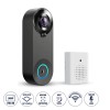 GloboStar® 86075 Επαναφορτιζόμενη Ψηφιακή Έξυπνη Camera Εξώπορτας 1080P WiFi 166° Μοιρών - 2500mAh - Νυχτερινή Όραση με LED IR - Ανιχνευτή Κίνησης - Κουδούνι - Διπλή Κατέυθυνση Ομιλίας - Μαύρο GloboStar® 86075 Επαναφορτιζόμενη Ψηφιακή Έξυπνη Camera Εξώπορτας 1080P WiFi 166° Μοιρών - 2500mAh - Νυχτερινή Όραση με LED IR - Ανιχνευτή Κίνησης - Κουδούνι - Διπλή Κατέυθυνση Ομιλίας - Μαύρο