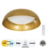 GLOBOSTAR® ANATOLIA 61263 Μοντέρνο Φωτιστικό Οροφής LED 60W 6900lm 120° AC 220-240V IP20 Ρυθμιζόμενο Λευκό CCT με Χειριστήριο από 2700K έως 6000K Dimmable - Lumileds SMD Chip - Χρυσό - Μ43 x Π43 x Υ11cm - 3 Χρόνια Εγγύηση GLOBOSTAR® ANATOLIA 61263 Μοντέρνο Φωτιστικό Οροφής LED 60W 6900lm 120° AC 220-240V IP20 Ρυθμιζόμενο Λευκό CCT με Χειριστήριο από 2700K έως 6000K Dimmable - Lumileds SMD Chip - Χρυσό - Μ43 x Π43 x Υ11cm - 3 Χρόνια Εγγύηση
