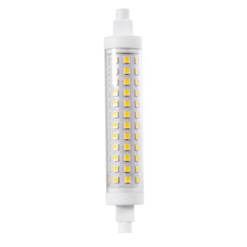 GLOBOSTAR® TUBINI 60397 Λάμπα E27 R7S 118mm LED 12W 1404lm 360° AC 220-240V IP20 Φυσικό Λευκό 4500K - Lumileds SMD Chip - Μ11.8 x Π2.2 x Υ2.2cm - 3 Χρόνια Εγγύηση
