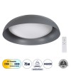 GloboStar® ANATOLIA 61265 Πλαφονιέρα Οροφής LED CCT 75W 8625lm 120° AC 220-240V - Εναλλαγή Φωτισμού μέσω Τηλεχειριστηρίου All In One Ψυχρό 6000k+Φυσικό 4500k+Θερμό 2700k Dimmable Φ60cm - Γκρι Ανθρακί - 3 Years Warranty GloboStar® ANATOLIA 61265 Πλαφονιέρα Οροφής LED CCT 75W 8625lm 120° AC 220-240V - Εναλλαγή Φωτισμού μέσω Τηλεχειριστηρίου All In One Ψυχρό 6000k+Φυσικό 4500k+Θερμό 2700k Dimmable Φ60cm - Γκρι Ανθρακί - 3 Years Warranty