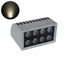 GloboStar® FLOOD-DENA 90486 Επιτοίχιος Προβολέας Wall Washer για Φωτισμό Κτιρίων - Απλίκα & Δαπέδου LED 16W 1520lm 5° DC 24V Αδιάβροχο IP67 Μ15.5 x Π13 x Υ9.1cm Φυσικό Λευκό 4500K - Γκρι Ανθρακί - 3 Years Warranty GloboStar® FLOOD-DENA 90486 Επιτοίχιος Προβολέας Wall Washer για Φωτισμό Κτιρίων - Απλίκα & Δαπέδου LED 16W 1520lm 5° DC 24V Αδιάβροχο IP67 Μ15.5 x Π13 x Υ9.1cm Φυσικό Λευκό 4500K - Γκρι Ανθρακί - 3 Years Warranty
