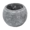 GloboStar® Artificial Garden ALONISSOS 20458 Τσιμεντένιο Κασπώ Γλάστρα - Flower Pot Γκρι Φ18.5cm x Υ14.5cm GloboStar® Artificial Garden ALONISSOS 20458 Τσιμεντένιο Κασπώ Γλάστρα - Flower Pot Γκρι Φ18.5cm x Υ14.5cm