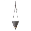 GloboStar® Artificial Garden AIGINA 20466 Κρεμαστό Πήλινο Κεραμικό Κασπώ Γλάστρα - Flower Pot Μαύρο Φ13cm x Υ15cm GloboStar® Artificial Garden AIGINA 20466 Κρεμαστό Πήλινο Κεραμικό Κασπώ Γλάστρα - Flower Pot Μαύρο Φ13cm x Υ15cm