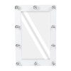 GloboStar® MAKEUP MIRROR-60x90-4 Μοντέρνος Καθρέπτης Μακιγιάζ με Πλαίσιο Φυσικού Ξύλου με Διακόπτη On/Off 10 x E27 AC220-240V - Μ60 x Π7 x Υ90cm - Λευκή Λάκα GloboStar® MAKEUP MIRROR-60x90-4 Μοντέρνος Καθρέπτης Μακιγιάζ με Πλαίσιο Φυσικού Ξύλου με Διακόπτη On/Off 10 x E27 AC220-240V - Μ60 x Π7 x Υ90cm - Λευκή Λάκα