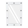 GloboStar® MAKEUP MIRROR-60x90-4 Μοντέρνος Καθρέπτης Μακιγιάζ με Πλαίσιο Φυσικού Ξύλου με Διακόπτη On/Off 10 x E27 AC220-240V - Μ60 x Π7 x Υ90cm - Λευκή Λάκα GloboStar® MAKEUP MIRROR-60x90-4 Μοντέρνος Καθρέπτης Μακιγιάζ με Πλαίσιο Φυσικού Ξύλου με Διακόπτη On/Off 10 x E27 AC220-240V - Μ60 x Π7 x Υ90cm - Λευκή Λάκα