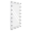 GloboStar® MAKEUP MIRROR-160x80-4 Μοντέρνος Καθρέπτης Μακιγιάζ με Πλαίσιο Φυσικού Ξύλου με Διακόπτη On/Off 20 x E27 AC220-240V - Μ80 x Π7 x Υ160cm - Λευκή Λάκα GloboStar® MAKEUP MIRROR-160x80-4 Μοντέρνος Καθρέπτης Μακιγιάζ με Πλαίσιο Φυσικού Ξύλου με Διακόπτη On/Off 20 x E27 AC220-240V - Μ80 x Π7 x Υ160cm - Λευκή Λάκα