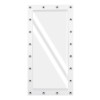 GloboStar® MAKEUP MIRROR-160x80-4 Μοντέρνος Καθρέπτης Μακιγιάζ με Πλαίσιο Φυσικού Ξύλου με Διακόπτη On/Off 20 x E27 AC220-240V - Μ80 x Π7 x Υ160cm - Λευκή Λάκα GloboStar® MAKEUP MIRROR-160x80-4 Μοντέρνος Καθρέπτης Μακιγιάζ με Πλαίσιο Φυσικού Ξύλου με Διακόπτη On/Off 20 x E27 AC220-240V - Μ80 x Π7 x Υ160cm - Λευκή Λάκα