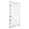 GloboStar® MAKEUP MIRROR-160x80-4 Μοντέρνος Καθρέπτης Μακιγιάζ με Πλαίσιο Φυσικού Ξύλου με Διακόπτη On/Off 20 x E27 AC220-240V - Μ80 x Π7 x Υ160cm - Λευκή Λάκα GloboStar® MAKEUP MIRROR-160x80-4 Μοντέρνος Καθρέπτης Μακιγιάζ με Πλαίσιο Φυσικού Ξύλου με Διακόπτη On/Off 20 x E27 AC220-240V - Μ80 x Π7 x Υ160cm - Λευκή Λάκα