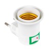 GloboStar® 78956 Αντάπτορας - Βάση E27 για Φωτάκι Νυχτός ELLIS με Διακόπτη On/Off Μ3.3 x Π6 x Υ5cm GloboStar® 78956 Αντάπτορας - Βάση E27 για Φωτάκι Νυχτός ELLIS με Διακόπτη On/Off Μ3.3 x Π6 x Υ5cm
