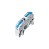 GloboStar® FAST-CONNECT 69903 Μονή Κλέμα Ράγας Ταχείας Σύνδεσης & Διακλάδωσης Καλωδίων για Ηλεκτρολογικούς Πίνακες - 1 x Είσοδος & 1 x Έξοδος με Συμβατή Διατομή Καλωδίων 0.2mm² έως 4mm² - 600V 32A Max - Μ4.5 x Π1 x Υ3.2cm - Γκρι & Μπλε - Πακέτο 10 Τεμαχίω GloboStar® FAST-CONNECT 69903 Μονή Κλέμα Ράγας Ταχείας Σύνδεσης & Διακλάδωσης Καλωδίων για Ηλεκτρολογικούς Πίνακες - 1 x Είσοδος & 1 x Έξοδος με Συμβατή Διατομή Καλωδίων 0.2mm² έως 4mm² - 600V 32A Max - Μ4.5 x Π1 x Υ3.2cm - Γκρι & Μπλε - Πακέτο 10 Τεμαχίω